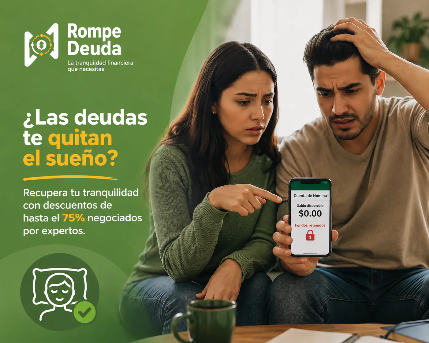 Un banco no puede retener mi nómina por una deuda sin un juicio previo